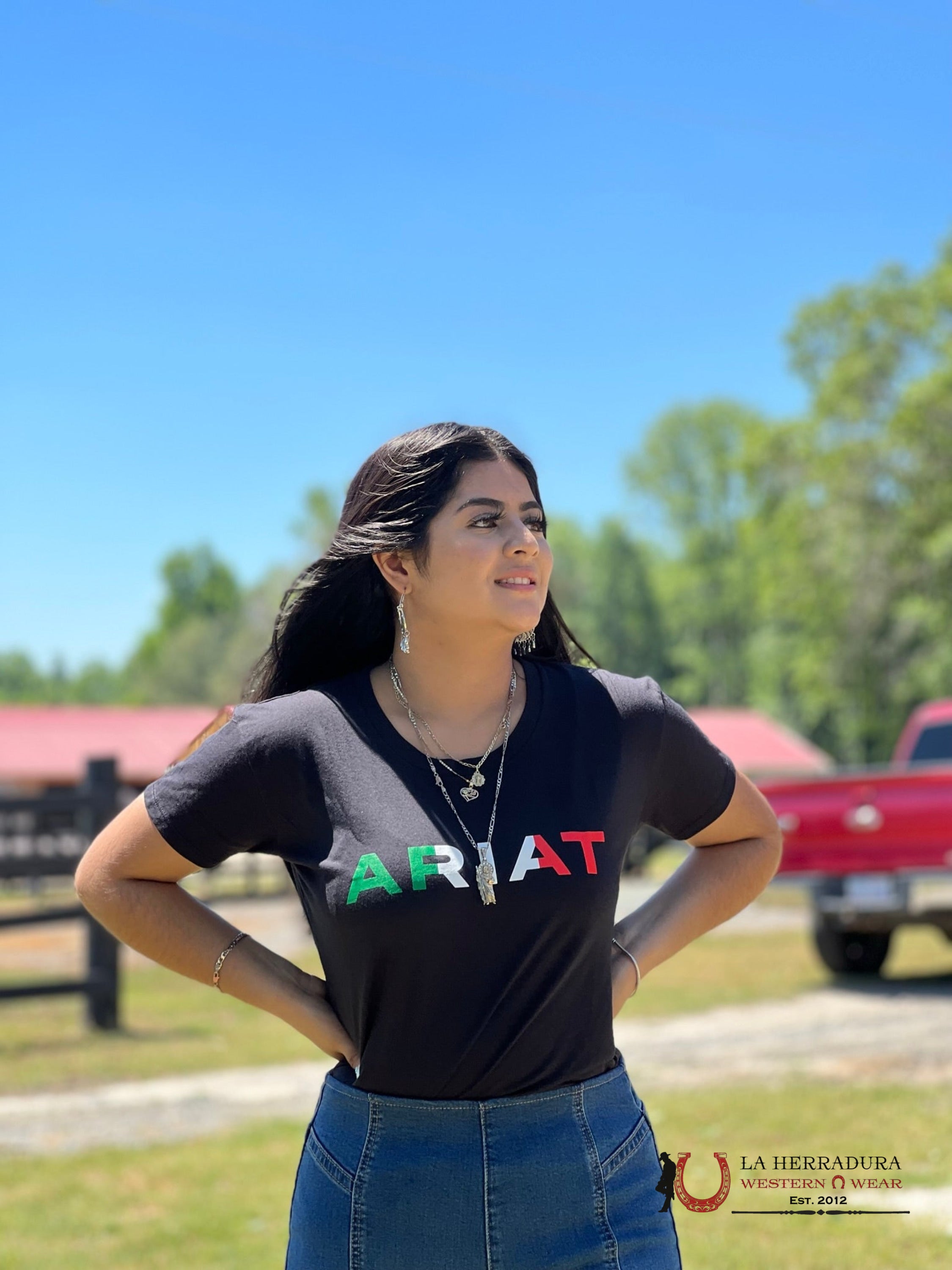 Playera Ariat Team Mexico Ropa Mujeres