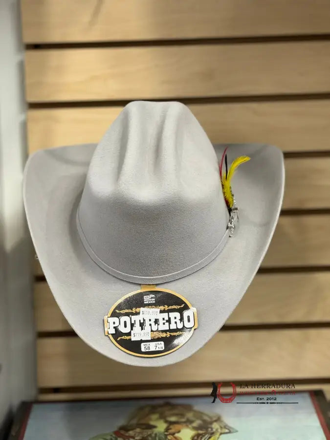 Potrero Hats 30X Silver Tejana