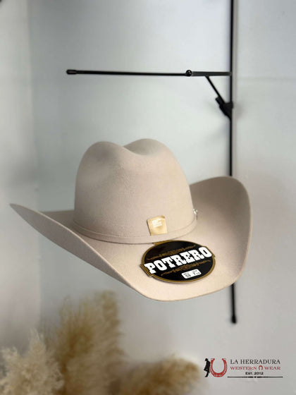 SOMBRERO DE FIELTRO POTRERO PLATA PANZA 30X GARAÑON MALBORO
