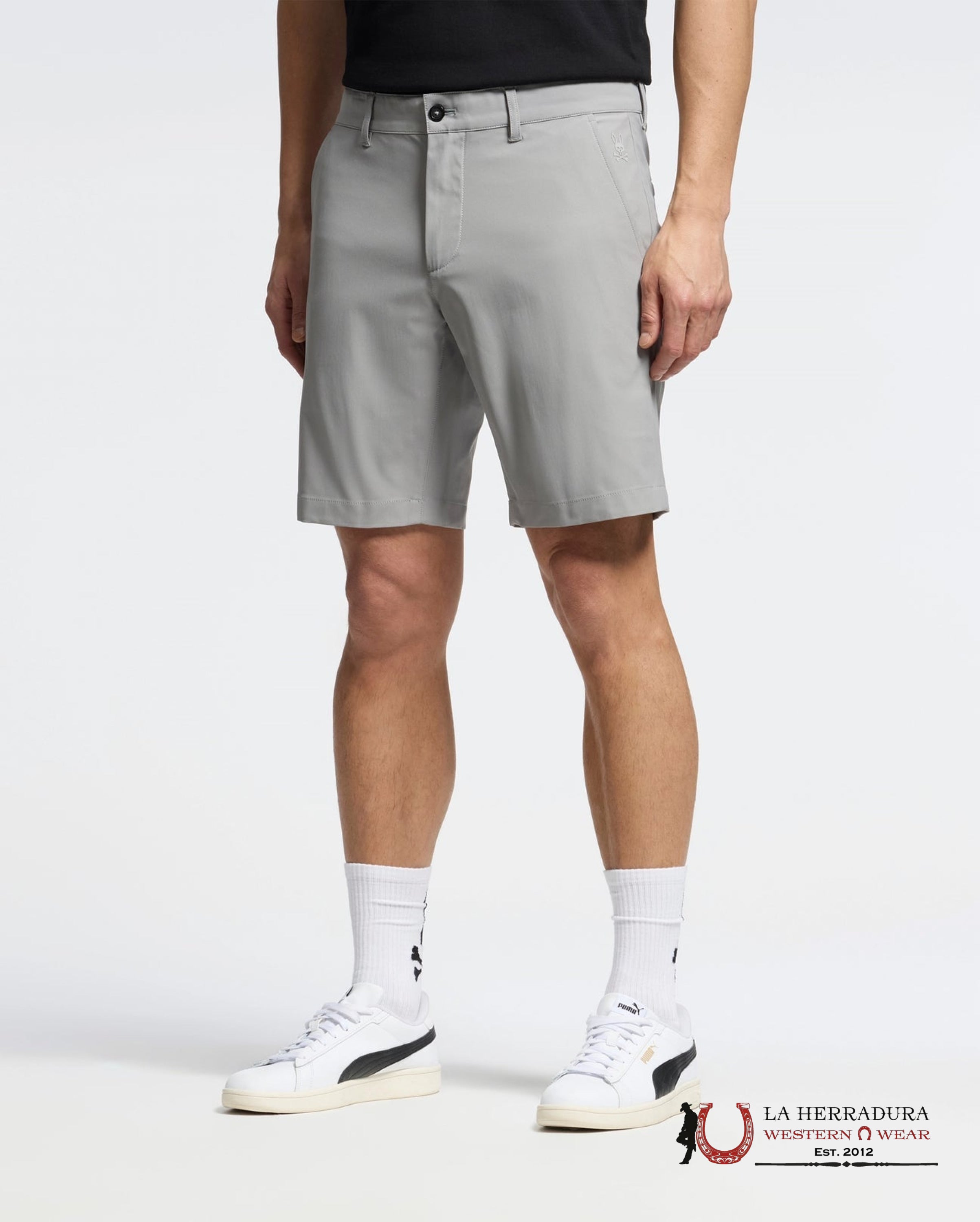 PSYCHO BUNNY 10K STEP SHORT STONE SP25-B6R969F200 ROPA HOMBRES