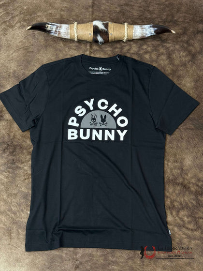 CAMISETA GRÁFICA GOLDIE NEGRA DE MANGA CORTA PSYCHO BUNNY PARA HOMBRE B6U606F200