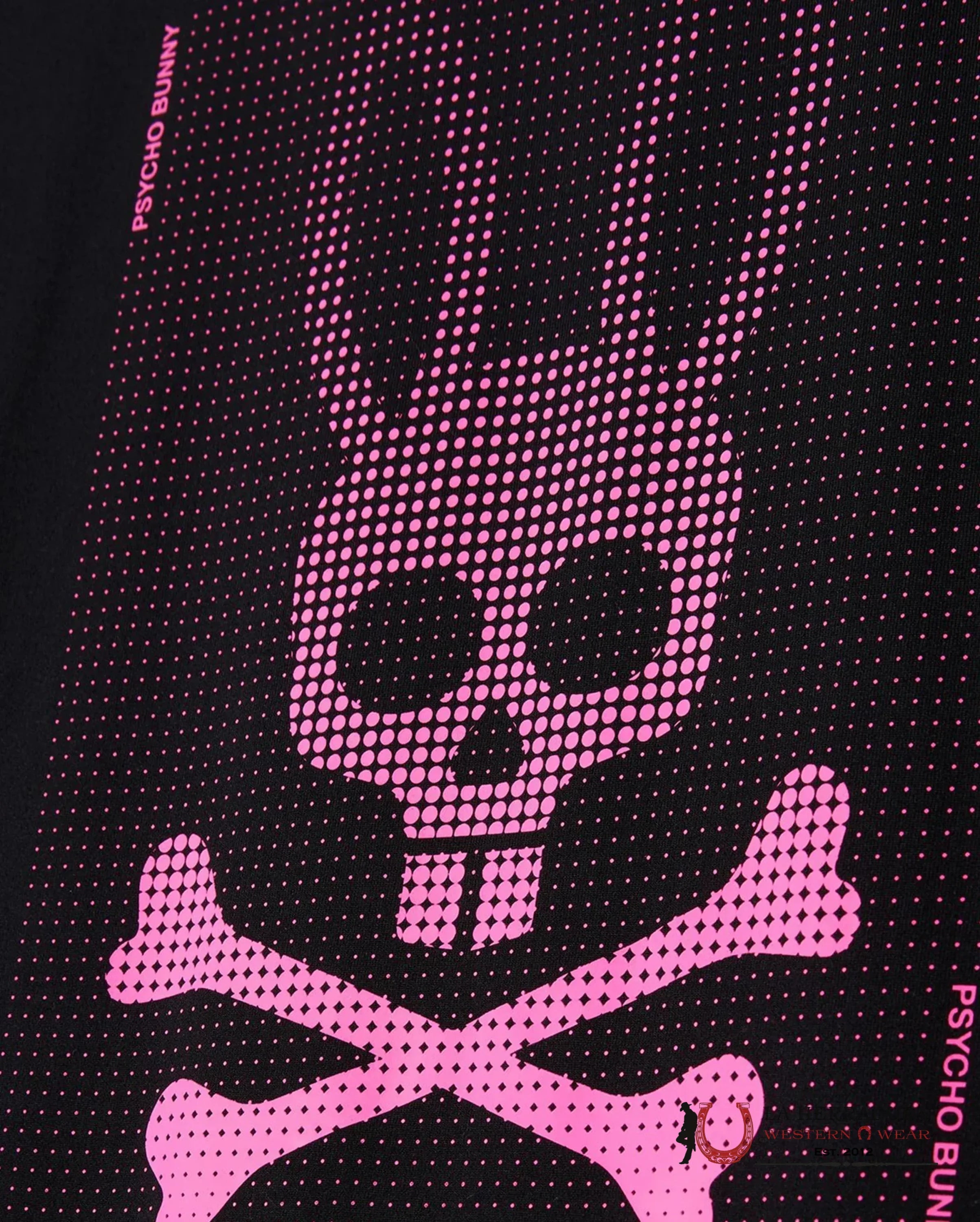 PSYCHO BUNNY Maxwell Sport Graphic Tee BLACK SHIRT ROPA HOMBRES