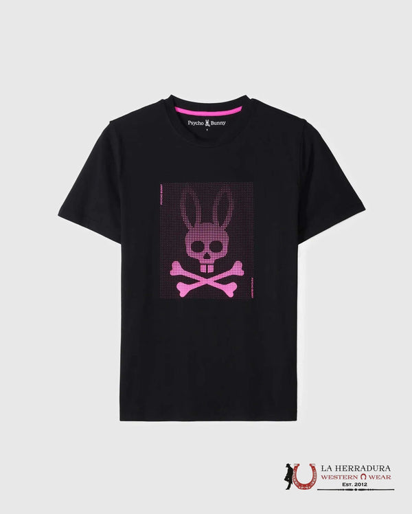 CAMISETA GRÁFICA DEPORTIVA MAXWELL PARA HOMBRE PSYCHO BUNNY NEGRO - B6U708D200