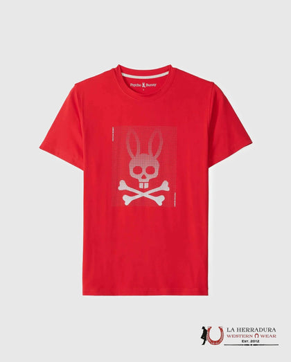 CAMISETA GRÁFICA DEPORTIVA PSYCHO BUNNY MAXWELL CHUPETE