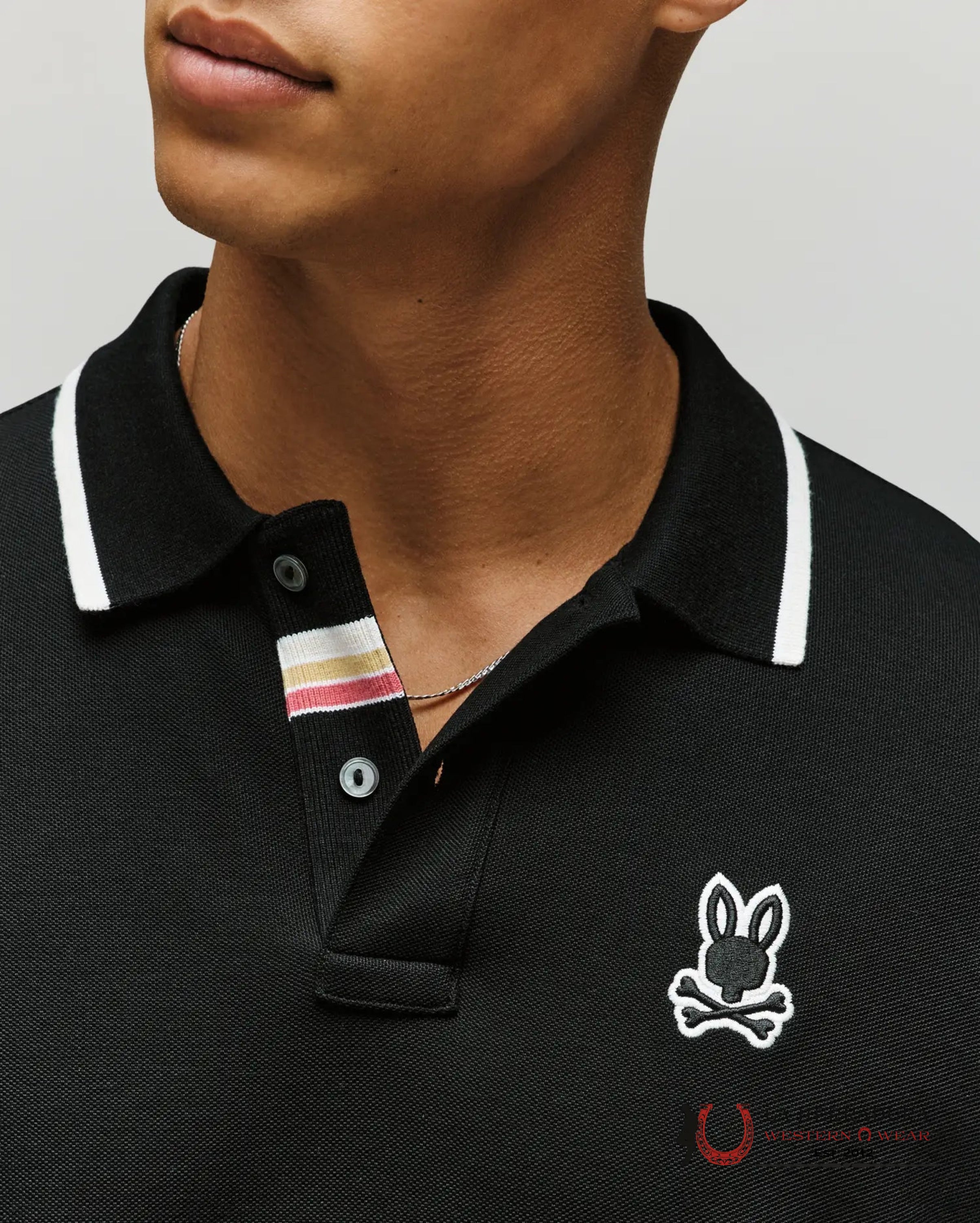 Psycho Bunny Mens Fenley Pique Polo ROPA HOMBRES