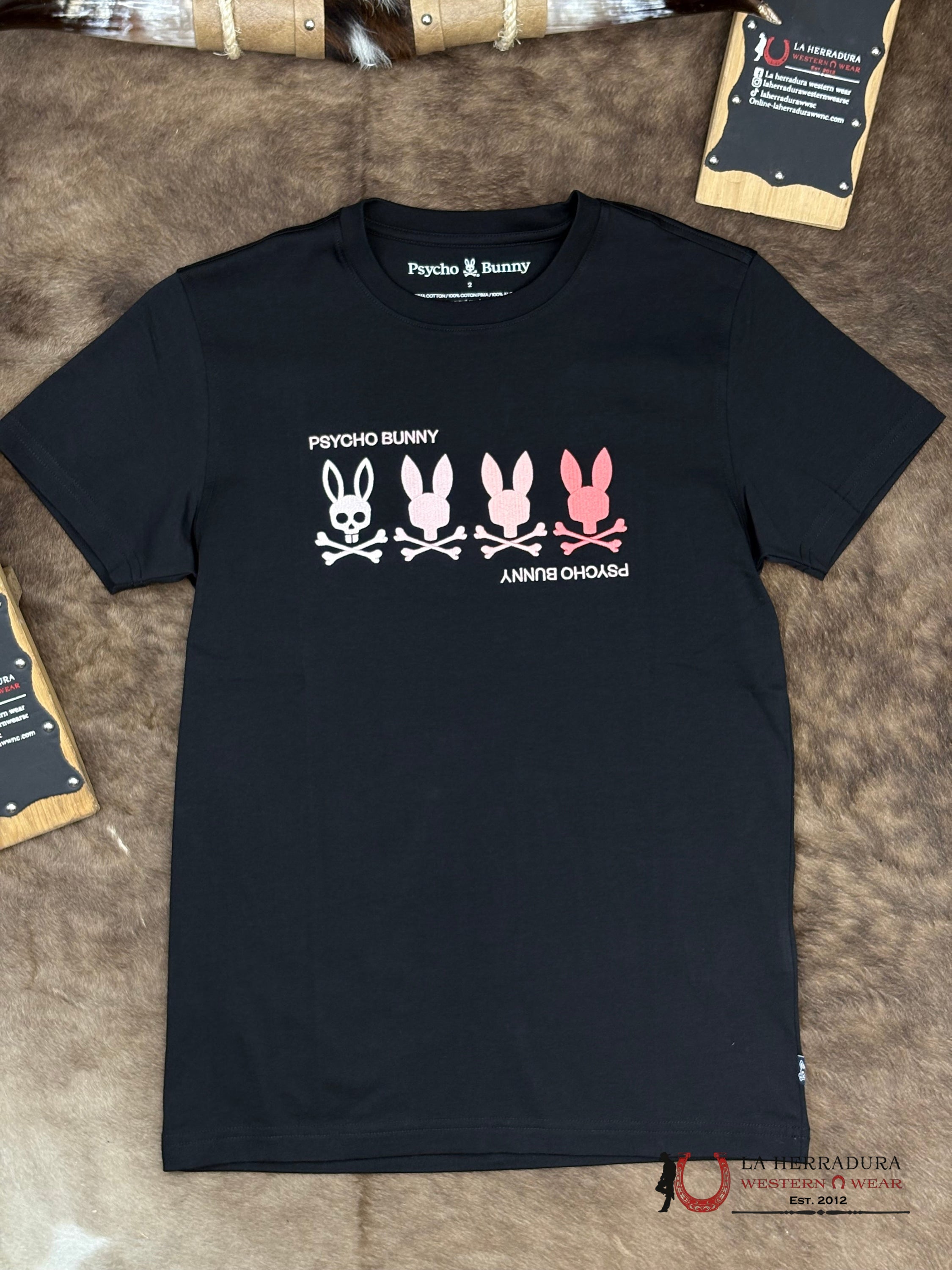 PSYCHO BUNNY Oceania Emb. Graphic Tee Short Sleeve ROPA HOMBRES
