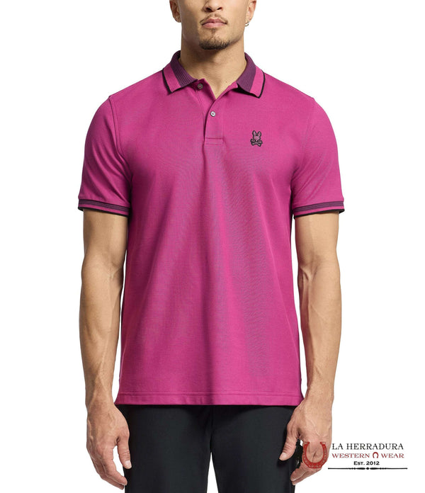 PSYCHO BUNNY HOMBRE POLO DE PIQUÉ PARK CITY B6K300E200