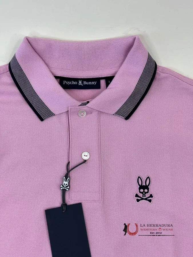 Psycho Bunny Queensbury Pastel Lavender Polo Ropa Hombres