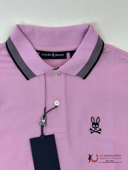 PSYCHO BUNNY QUEENSBURY PASTEL LAVENDER POLO