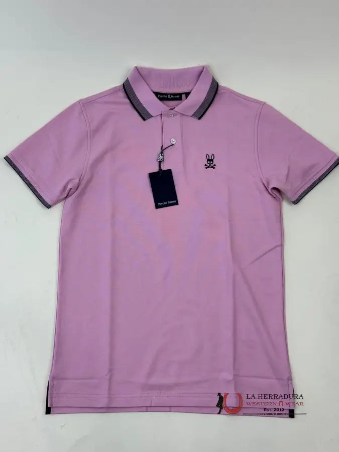 Psycho Bunny Queensbury Pastel Lavender Polo Ropa Hombres