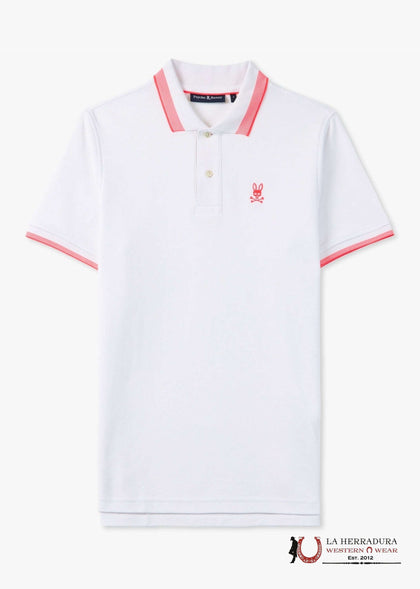PSYCHO BUNNY MEN QUEENSBURY PIQUE POLO