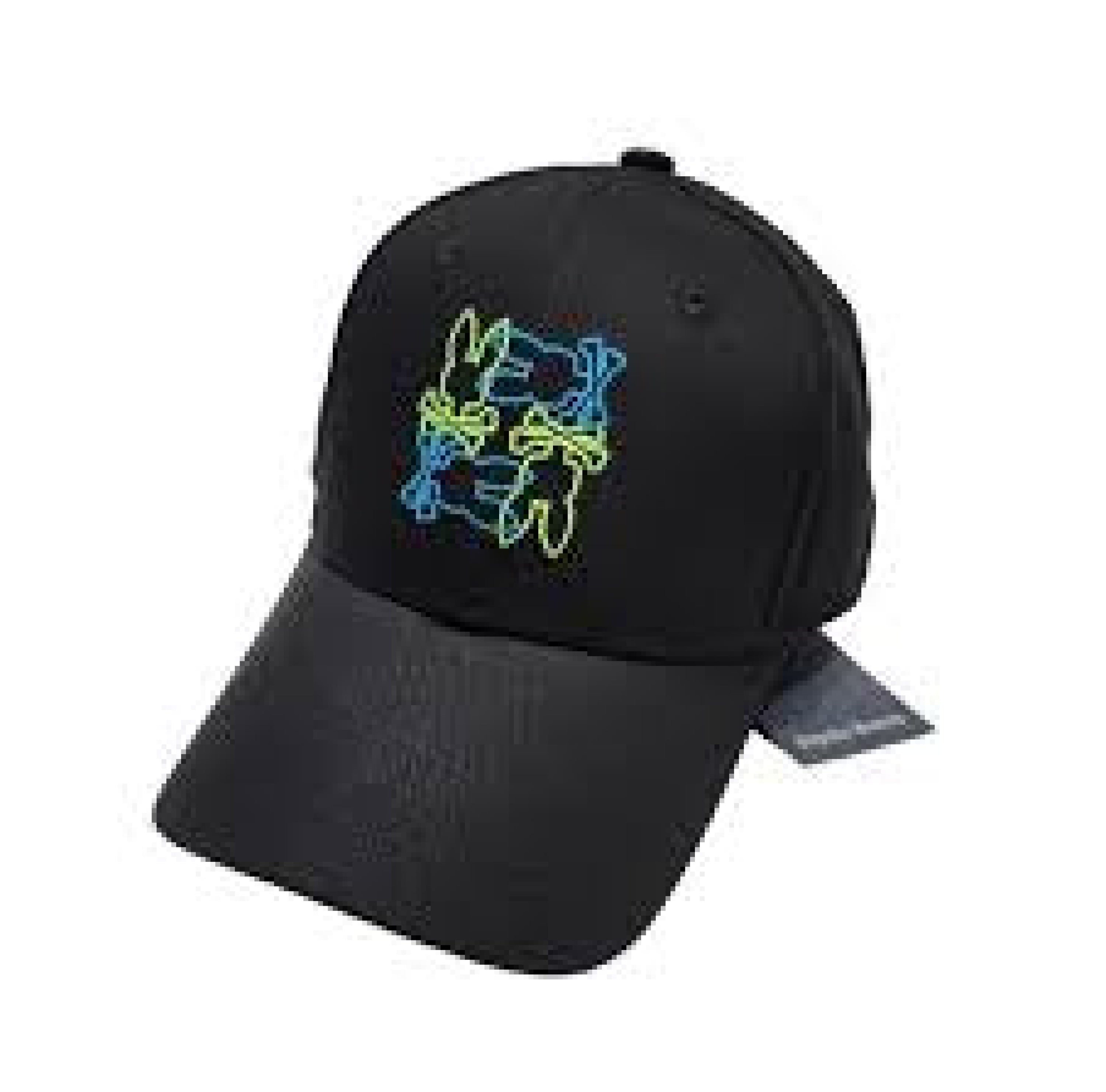 PSYCHO BUNNY RODMAN BASEBALL CAP 001 black CAPS MENS GORRAS HOMBRES