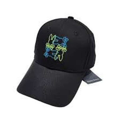 PSYCHO BUNNY RODMAN BASEBALL CAP 001 black