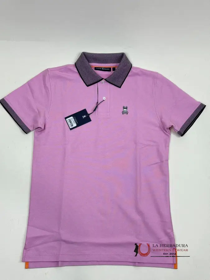 Psycho Bunny Southport Pastel Lavender Polo Ropa Hombres