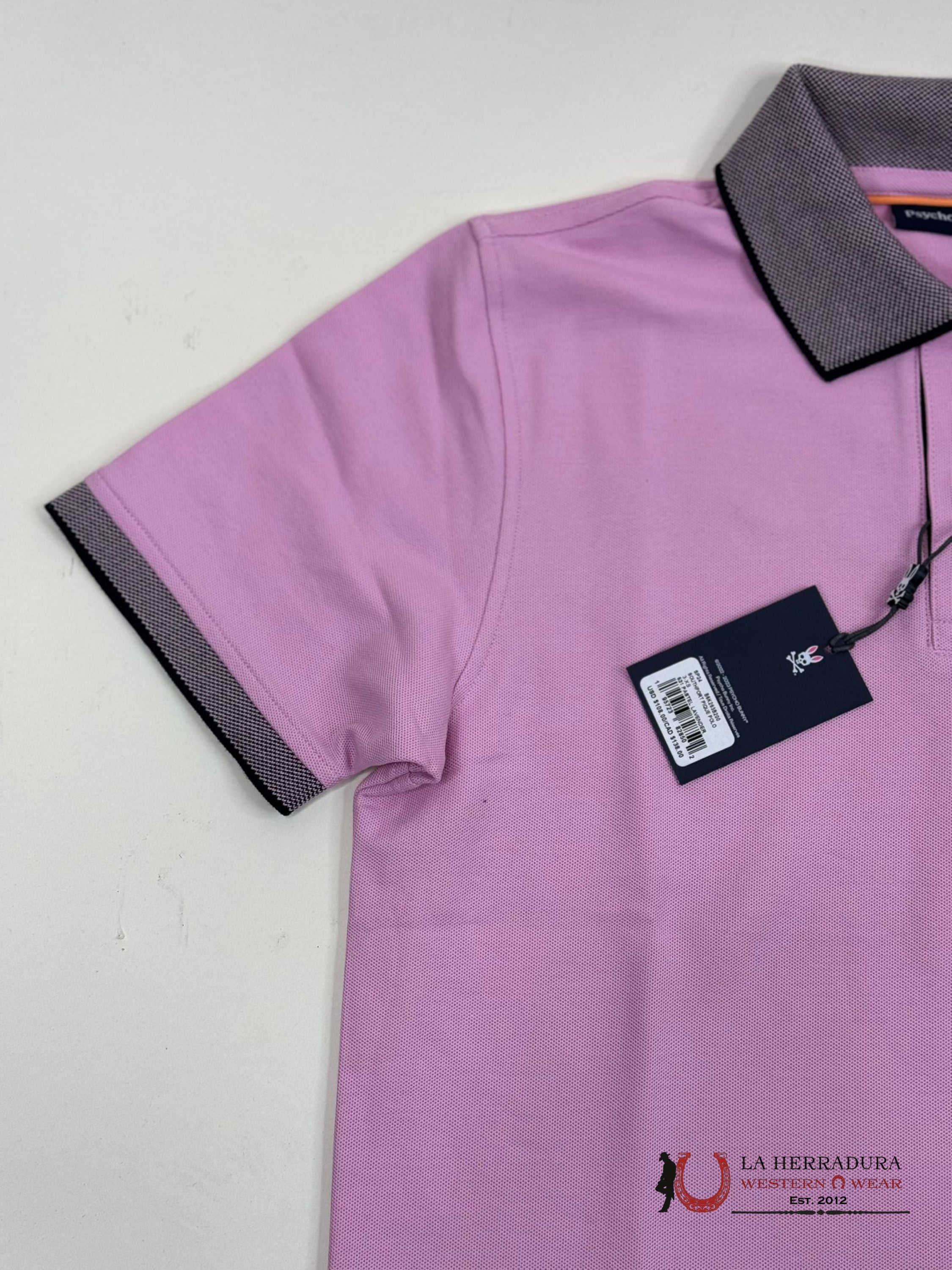 Psycho Bunny Southport Pastel Lavender Polo Ropa Hombres
