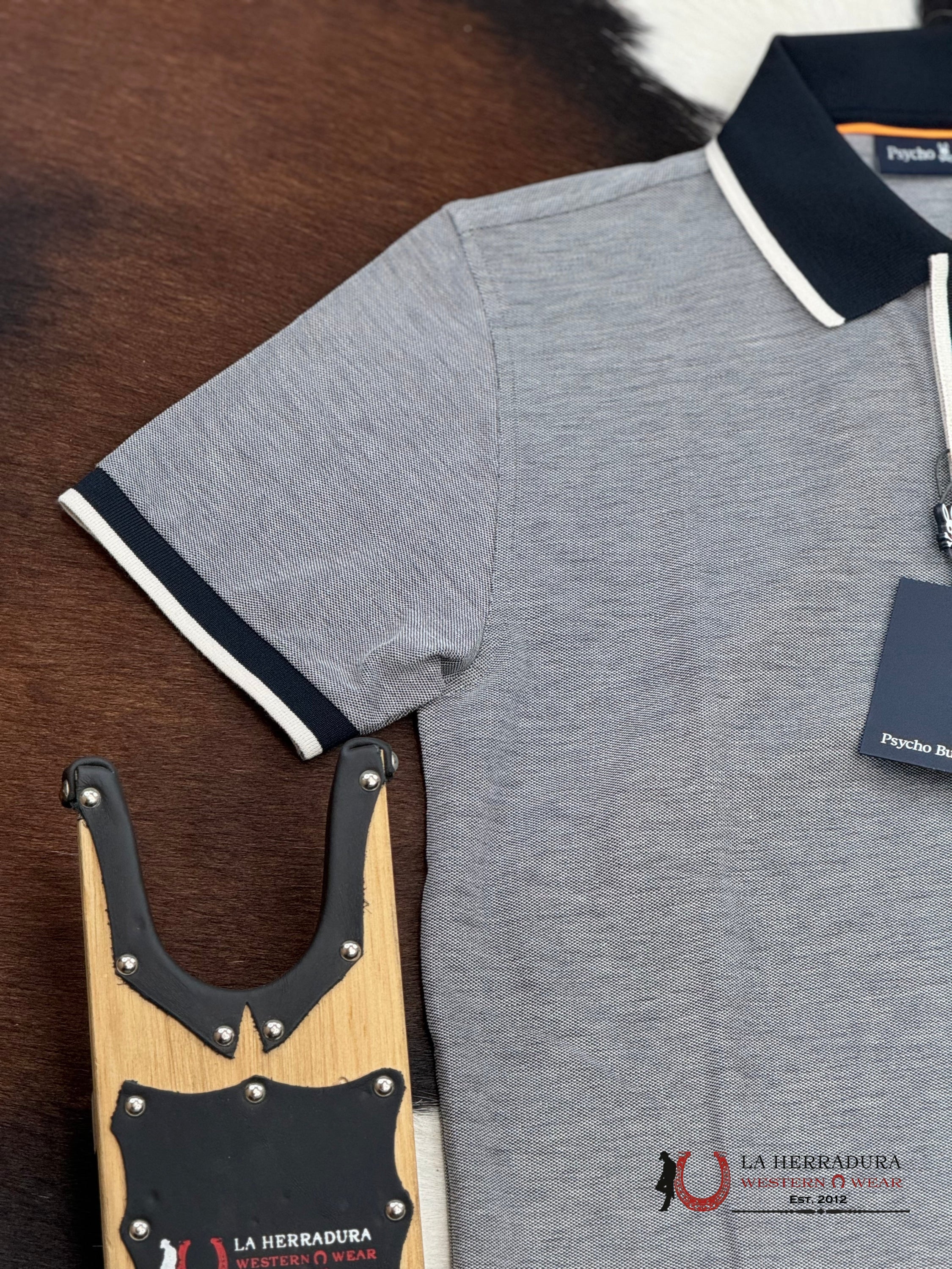 Psycho Bunny Woodway Oxford Polo Ropa Hombres