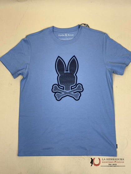 PSYCO BUNNY MEN Bendigo Graphic Tee Serenity B6U497F200