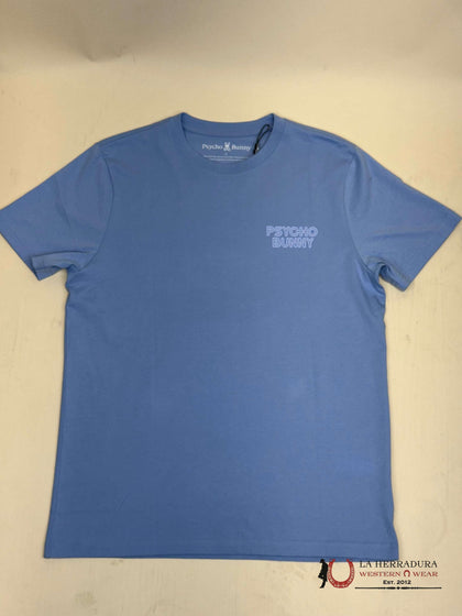 PSYCO BUNNY MEN Sydney Back Graphic Tee Serenity B6U509F200