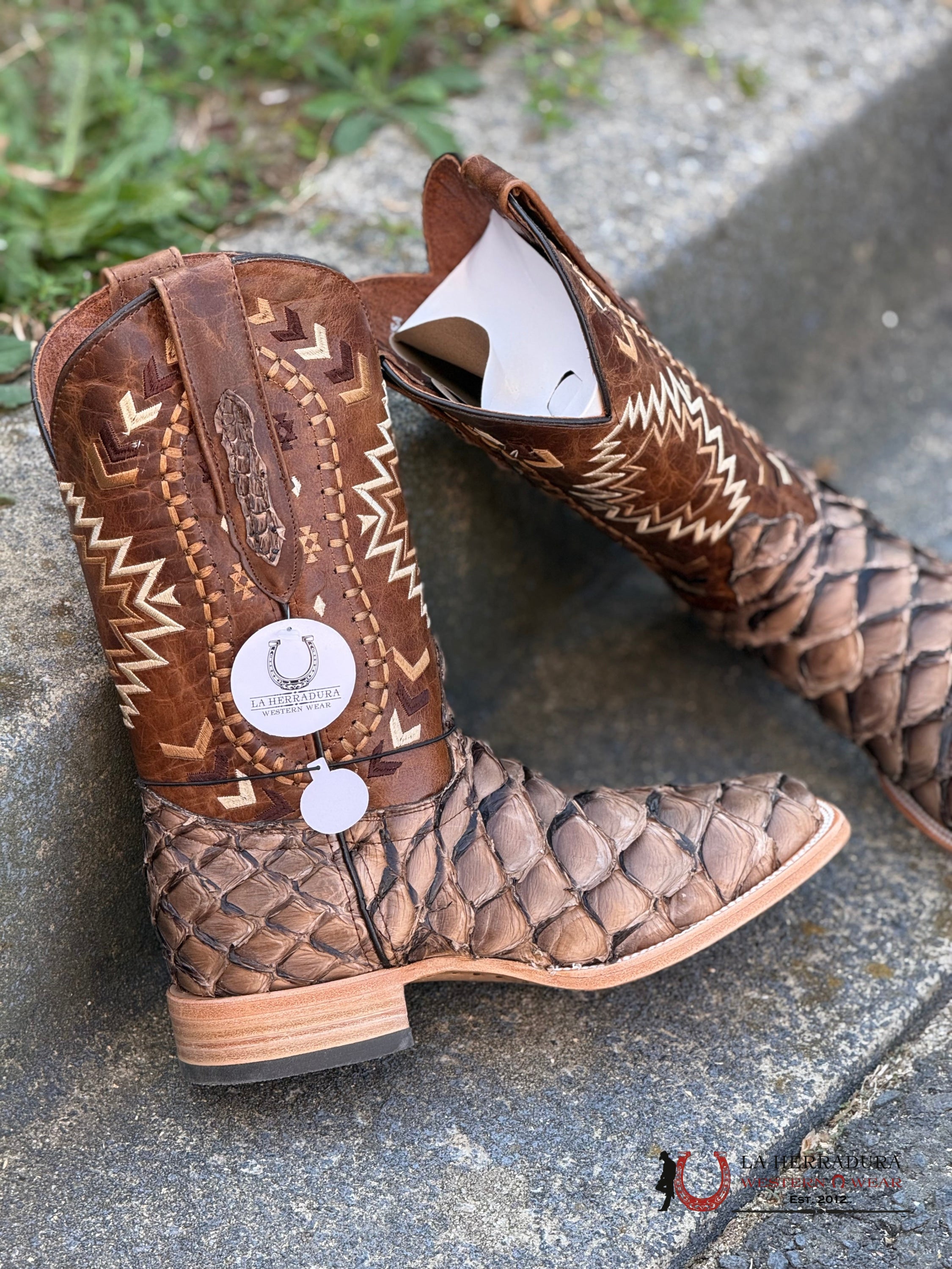 Ranchers Bigbass Iced Cofee Shine Bicolor Cherokee Boot Botas Hombres