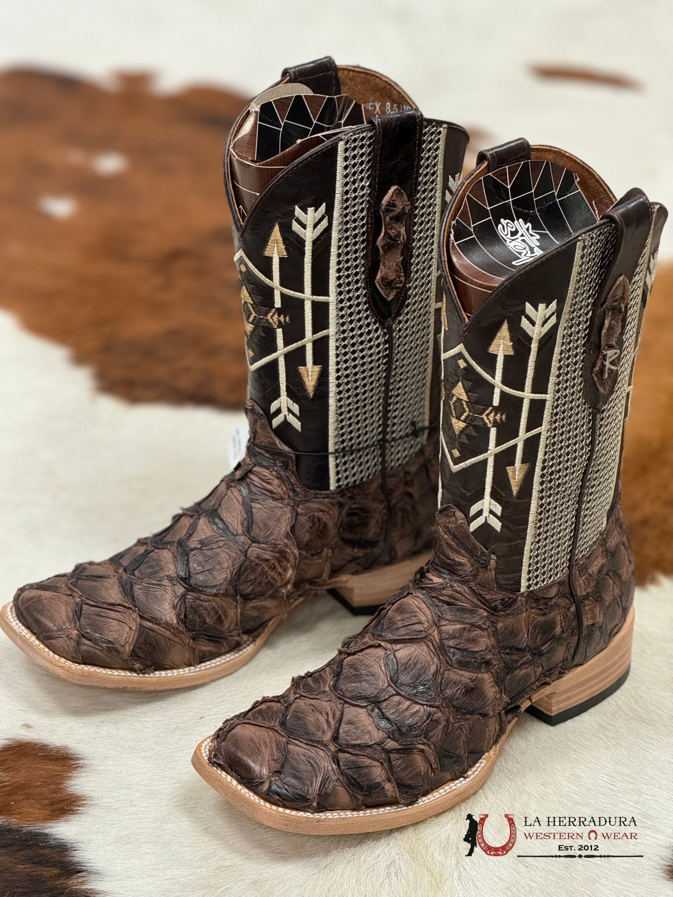 Ranchers Bigbass Tobacco Mustang Dgd Tigua Boot Botas Hombres