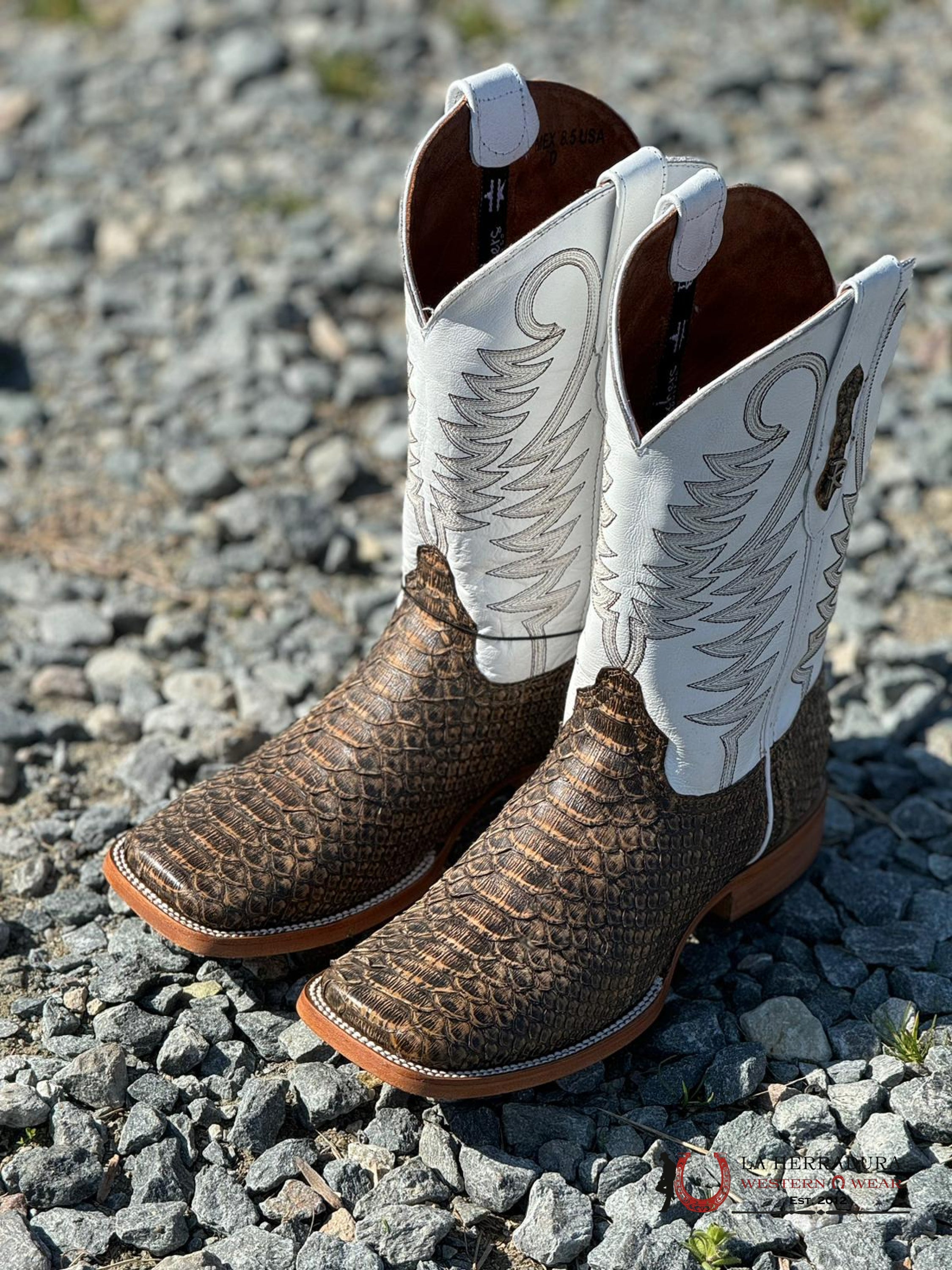 Ranchers Python Umber Campeche Botas Hombres