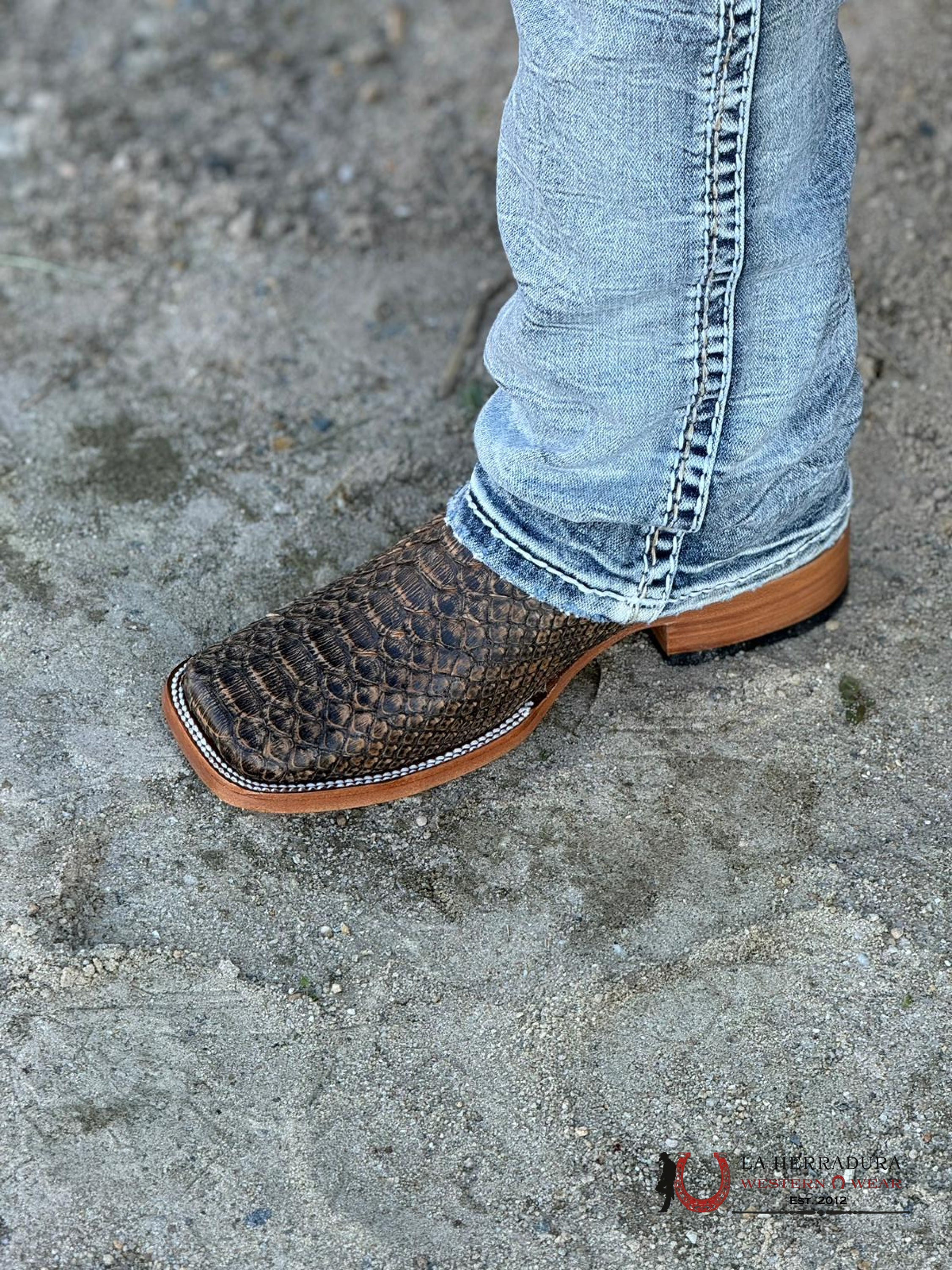 Ranchers Python Umber Campeche Botas Hombres