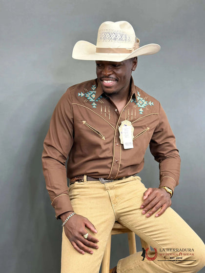 Rangers Legend Original Brown Charro Embroidered