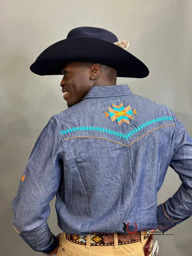 Rangers Legend Original Mezclilla Jean Charro Embroidered Ropa Hombres