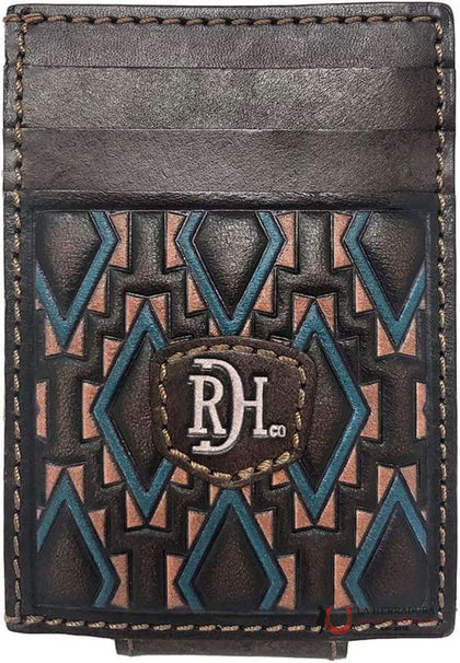 Estuche para tarjetas RDH marrón, rosa y azul con detalles-23111875M14