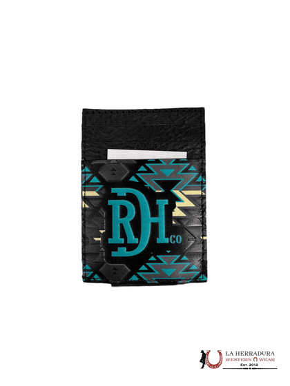 RDH MENS BLACK AND BLUE CARD CASE W/MAGNETIC CLIP- 24068875M4