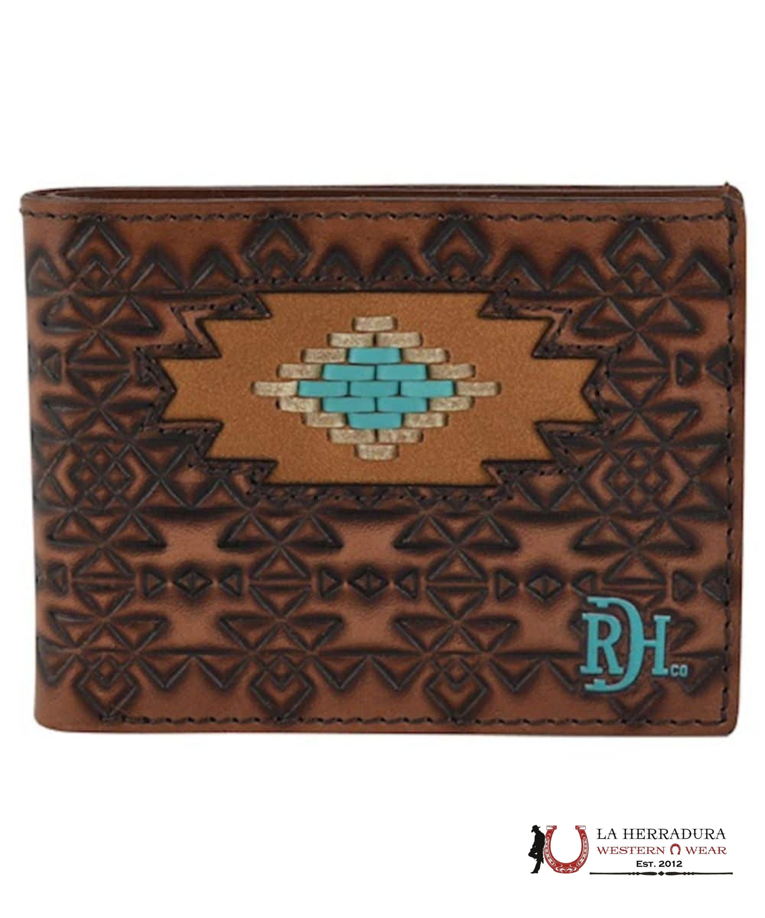 RDH MENS BROWN AZTEC BIFOLD WALLET- 23111881W10 ACCESORIOS