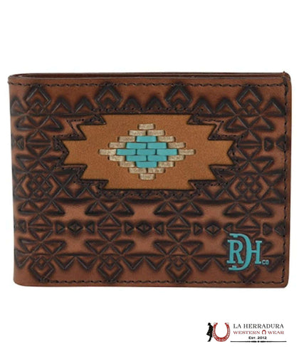 CARTERA AZTECA BIFOLD DE HOMBRE MARRÓN RDH - 23111881W10