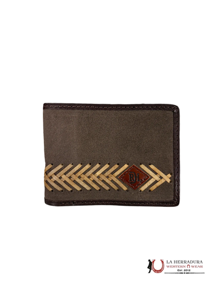 RDH MENS BROWN BIFOLD WALLET- 24068881W3