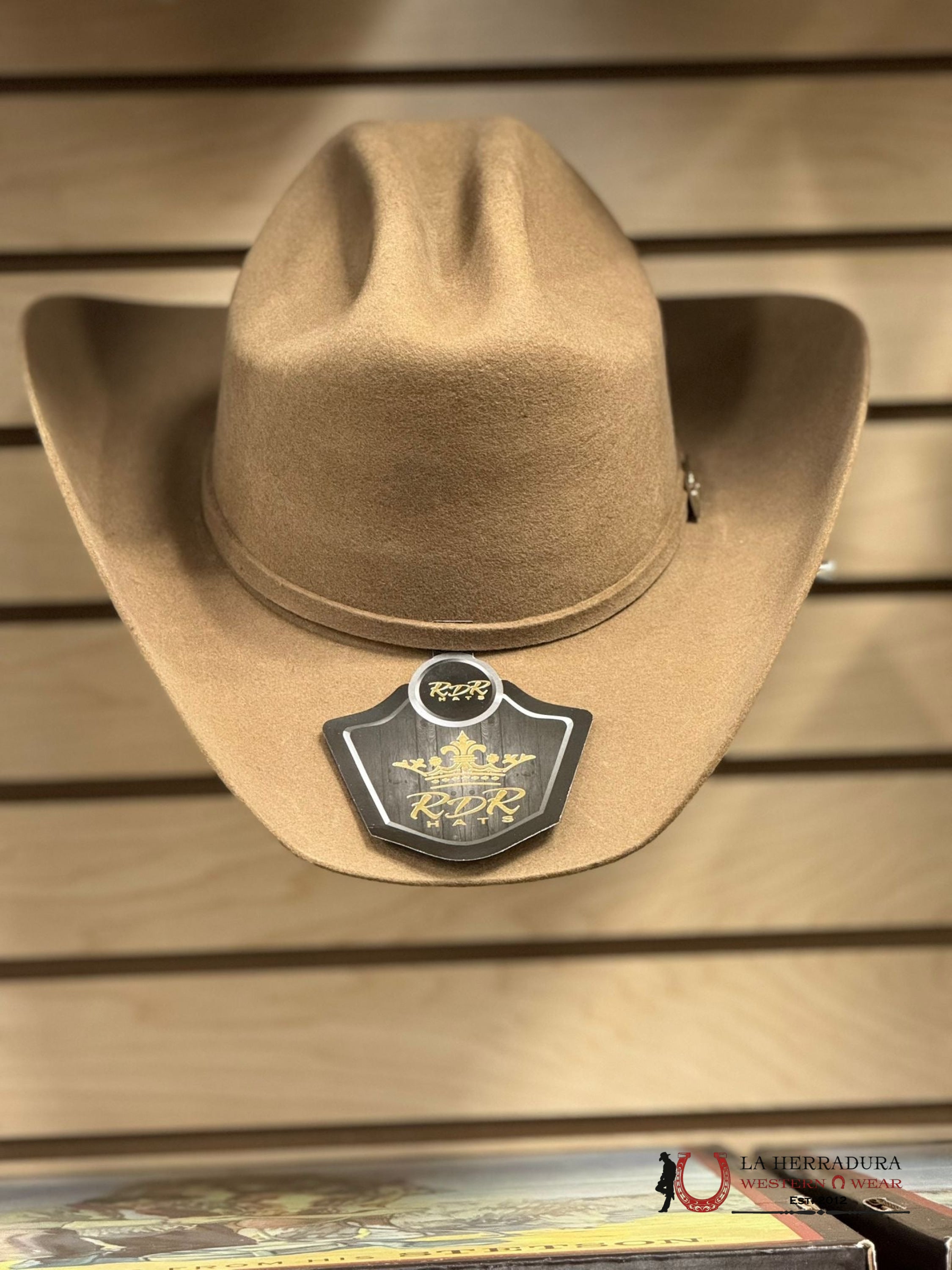 Rdr Pecan Felt Hat 4X Tejana