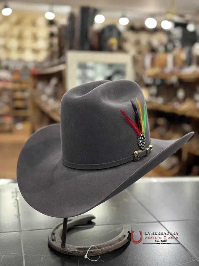 Rdr 6X Charcoal El Patrón Cowboy Hat Copa Alto Tejana