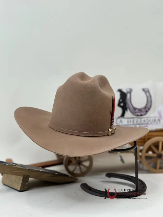 Rdr 6X Pecan El Patrón Cowboy Hat Copa Alto Tejana