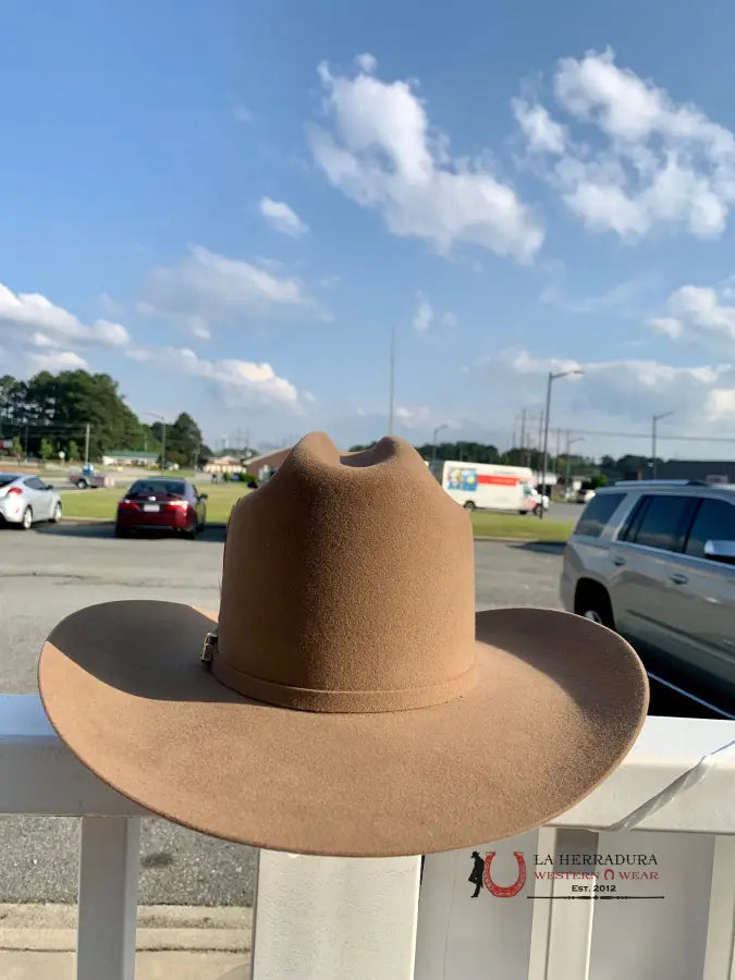 Rdr 6X Pecan El Patrón Cowboy Hat Copa Alto Tejana