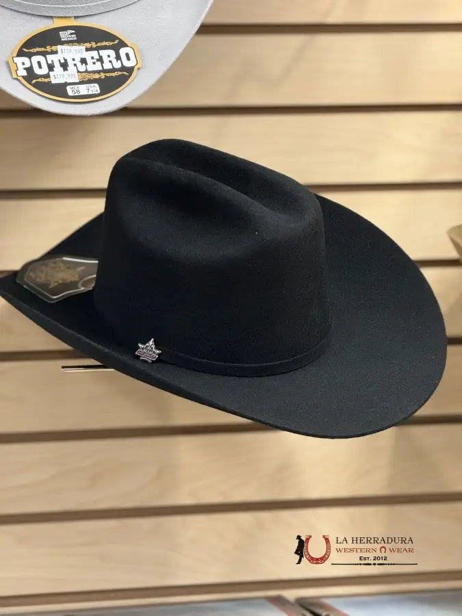 Rdr Black Felt Hat 4X Tejana