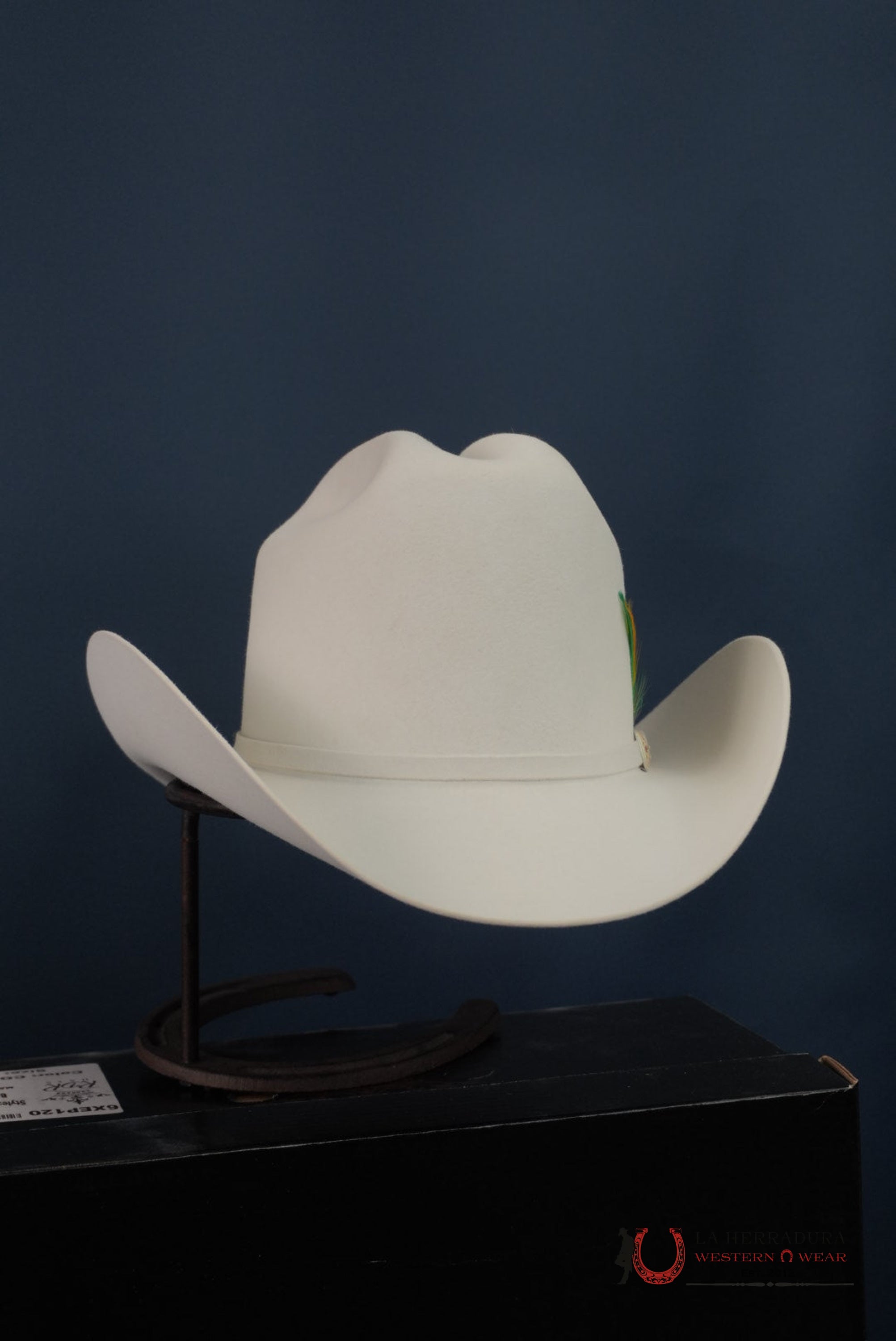 RDR 10X PATRON COWBOY HAT WHITE TALL CROWN TEJANA
