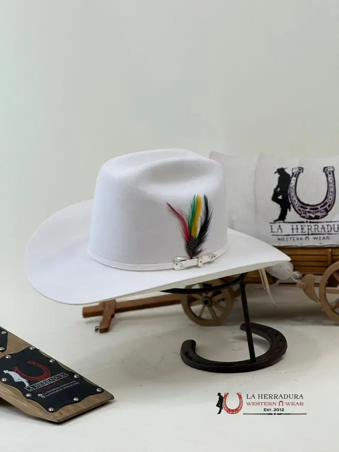 Rdr Copa Alta 6X El Patrón Blanco Cowboy Hat Tejana