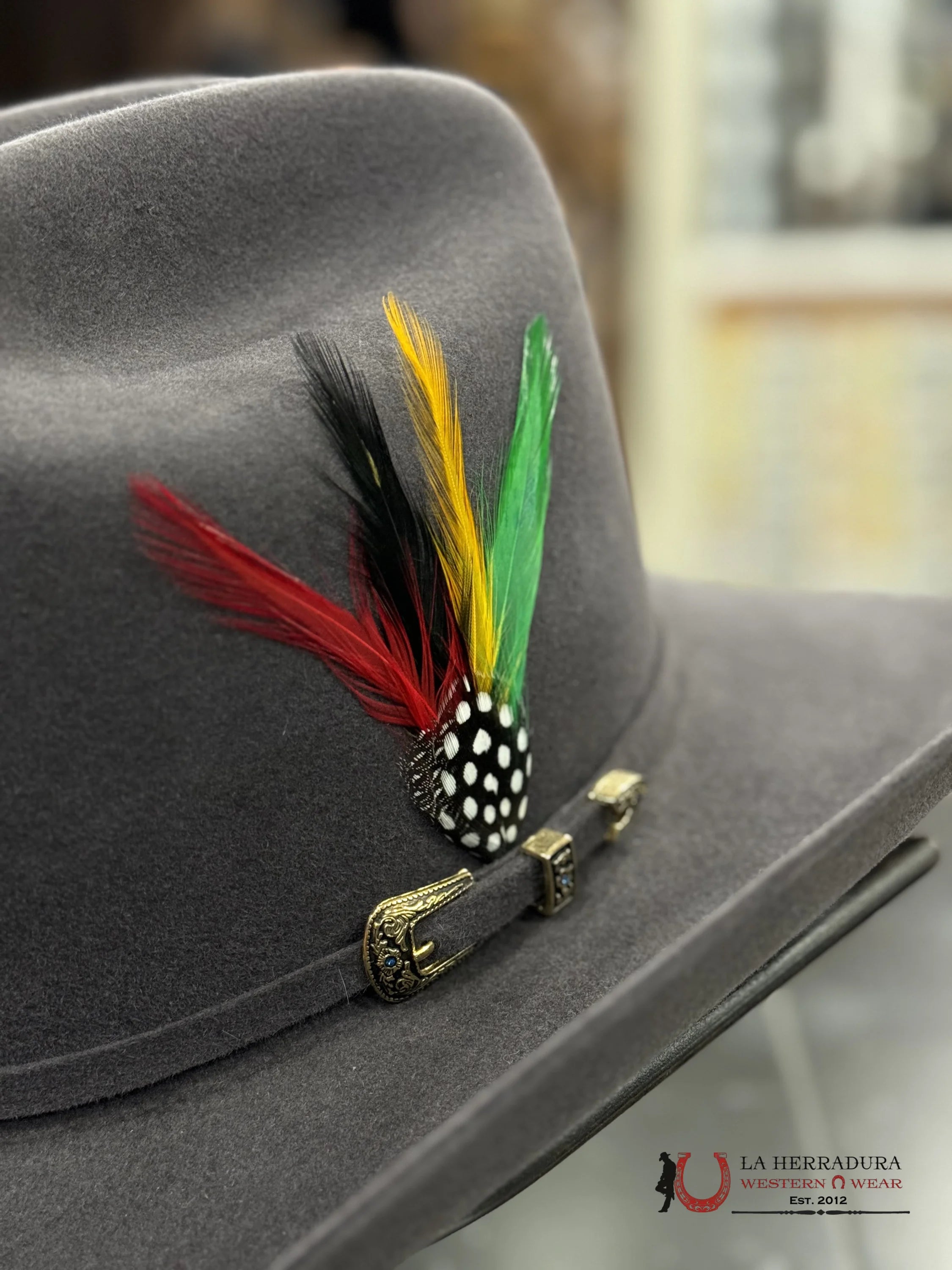 Rdr 6X Charcoal El Patrón Cowboy Hat Copa Alto Tejana