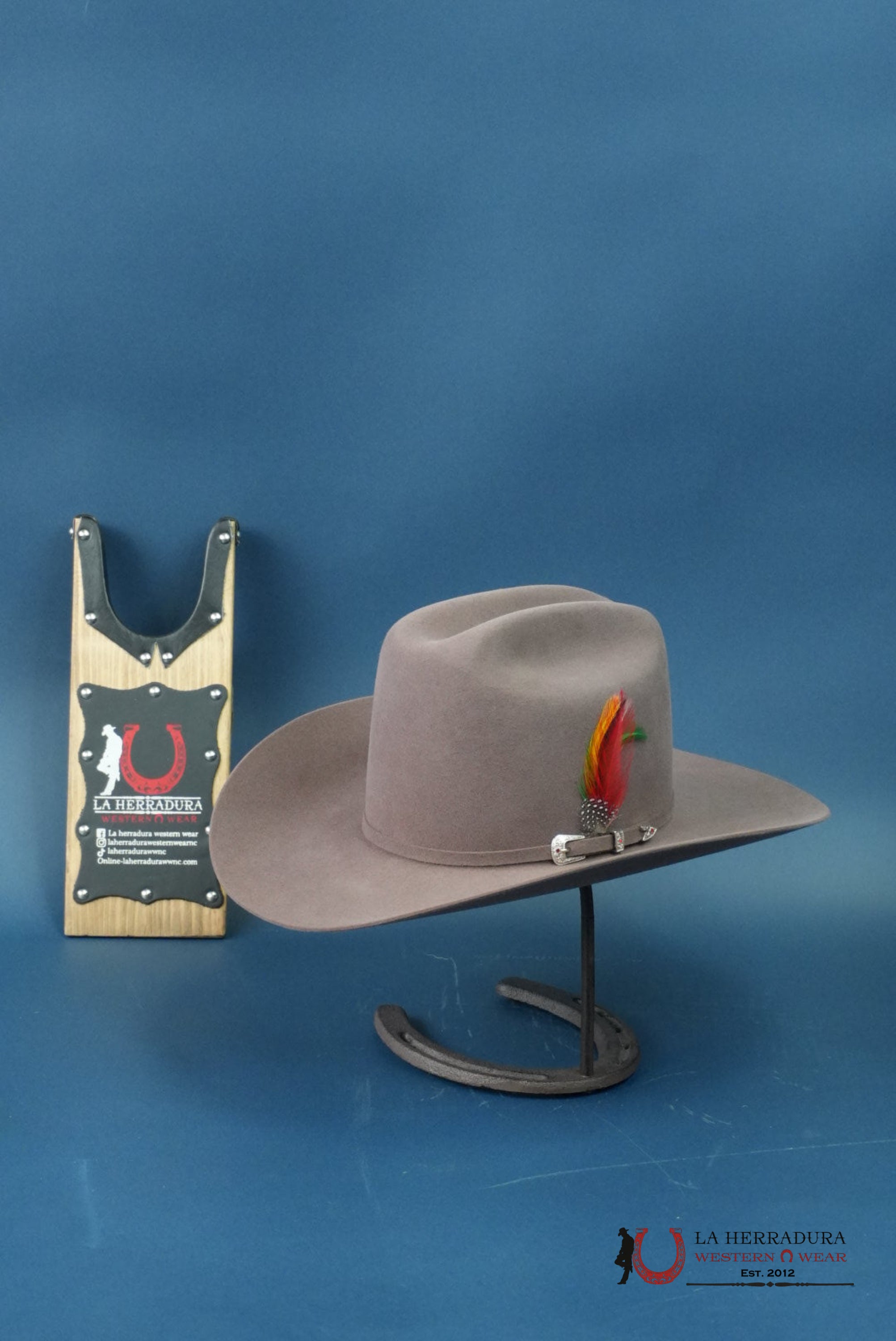 RDR COPA ALTA 6X EL PATRÓN COWBOY HAT OPEN CROWN MOKA TEJANA