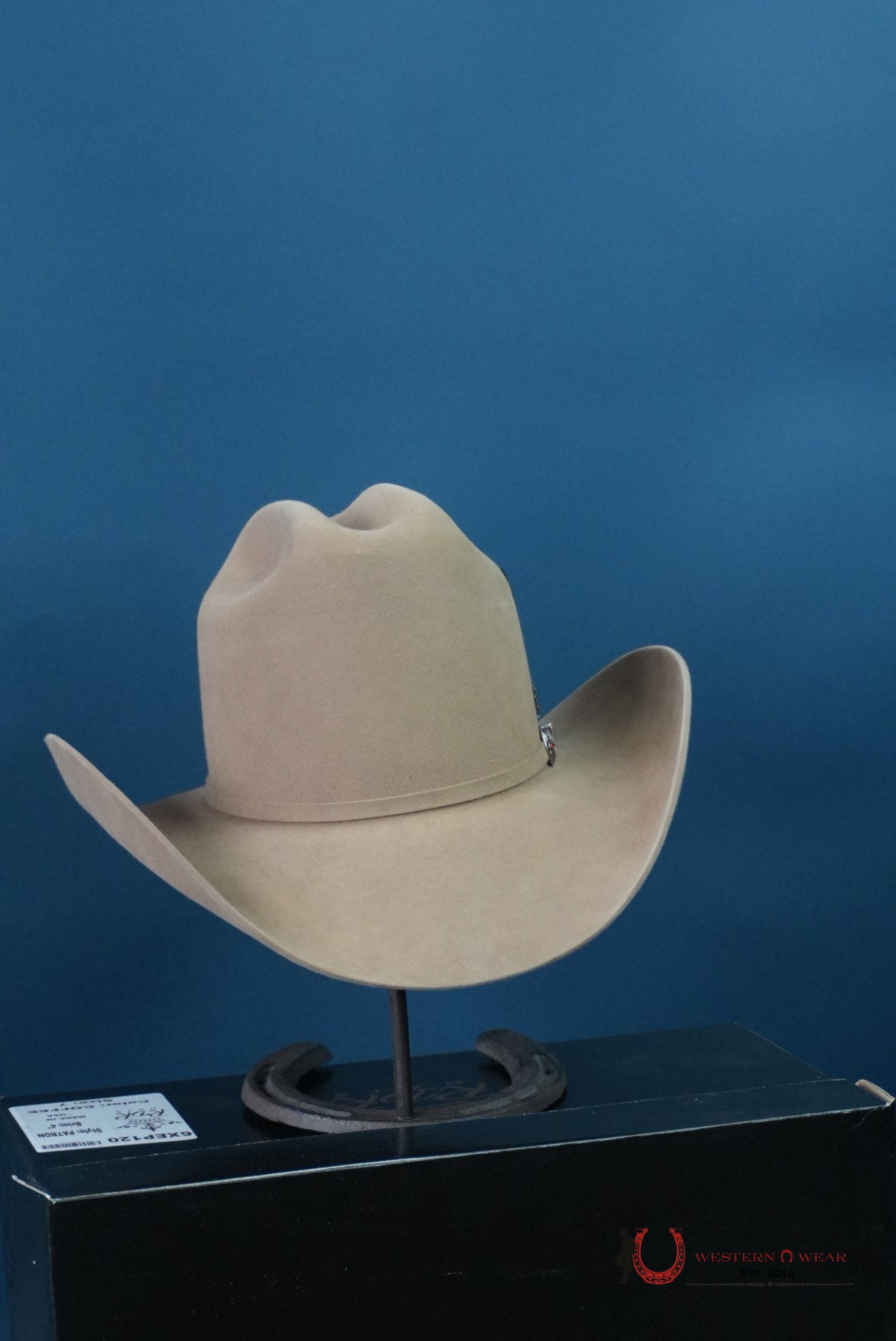 RDR 6X PECAN EL PATRÓN COWBOY HAT COPA ALTO TEJANA