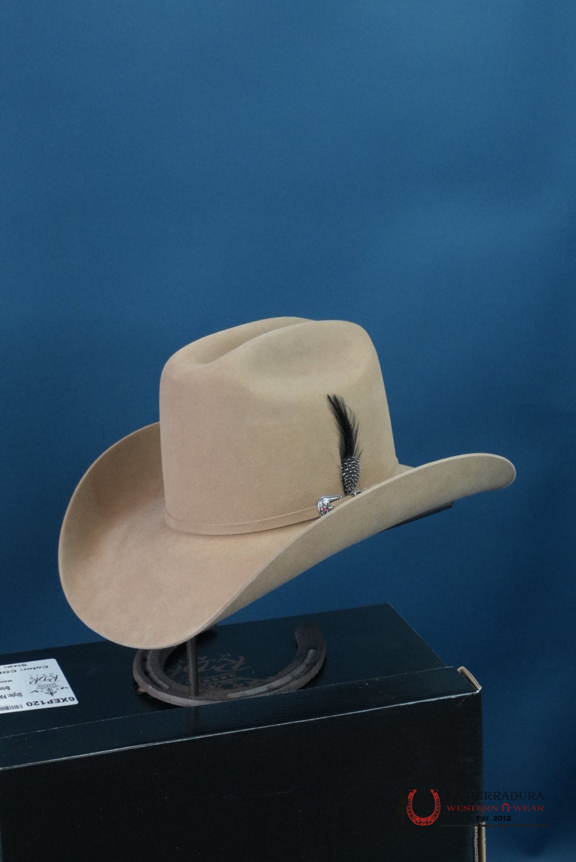 RDR 6X PECAN EL PATRÓN COWBOY HAT COPA ALTO TEJANA