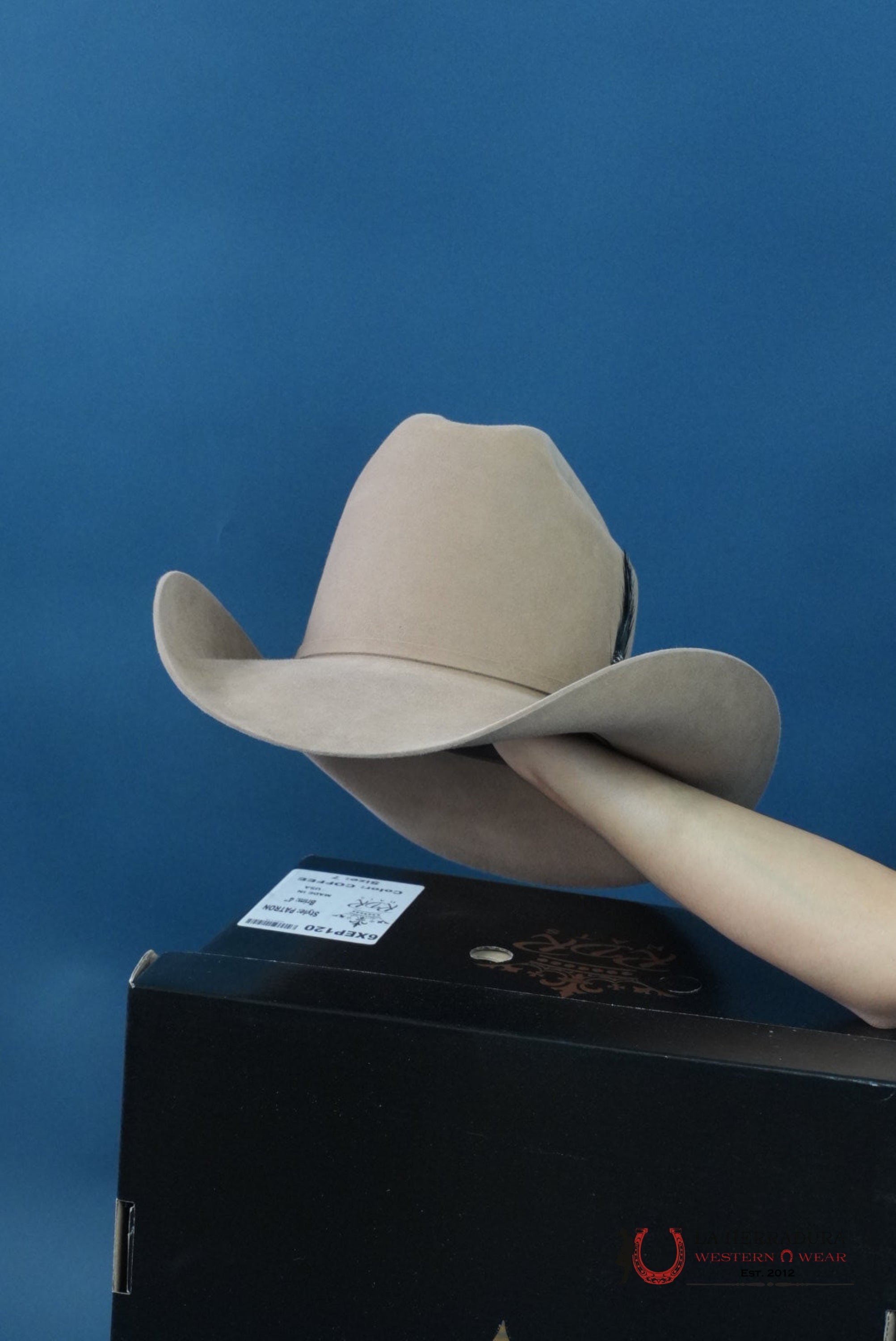 RDR 6X PECAN EL PATRÓN COWBOY HAT COPA ALTO TEJANA