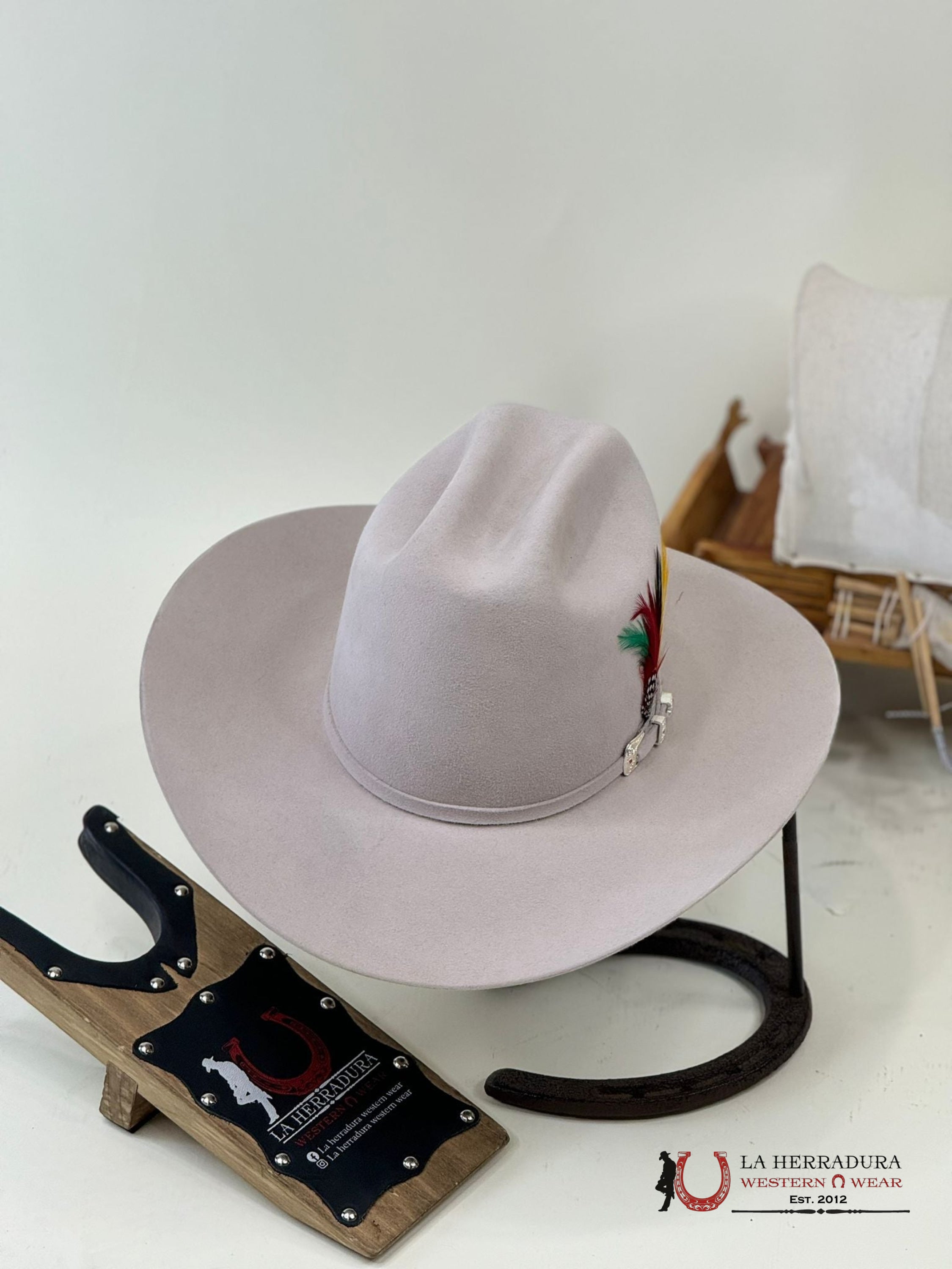 Rdr Copa Alta 6X El Patrón Cowboy Hat Silver Belly Tejana