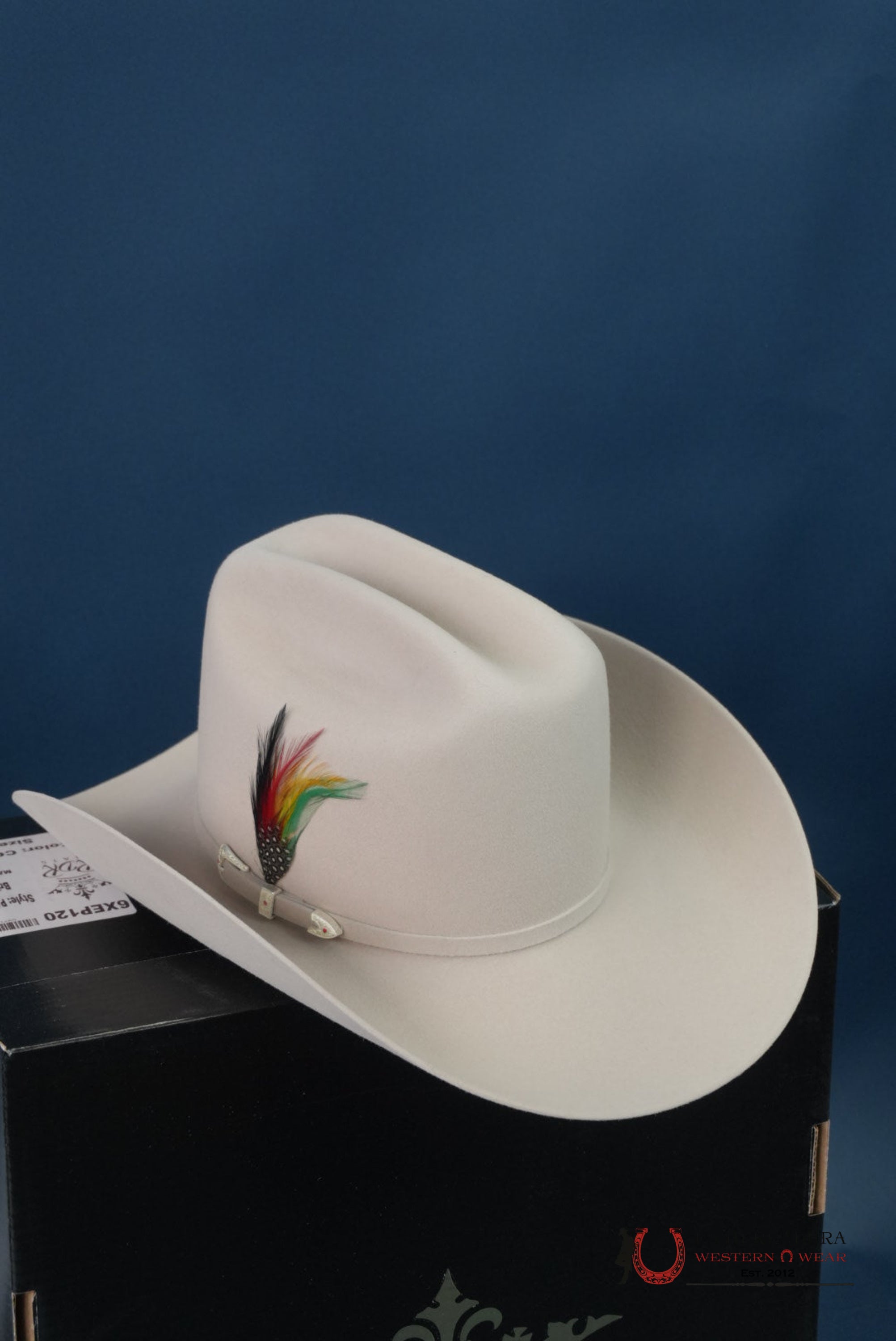 RDR COPA ALTA 6X EL PATRÓN COWBOY HAT SILVER BELLY TEJANA