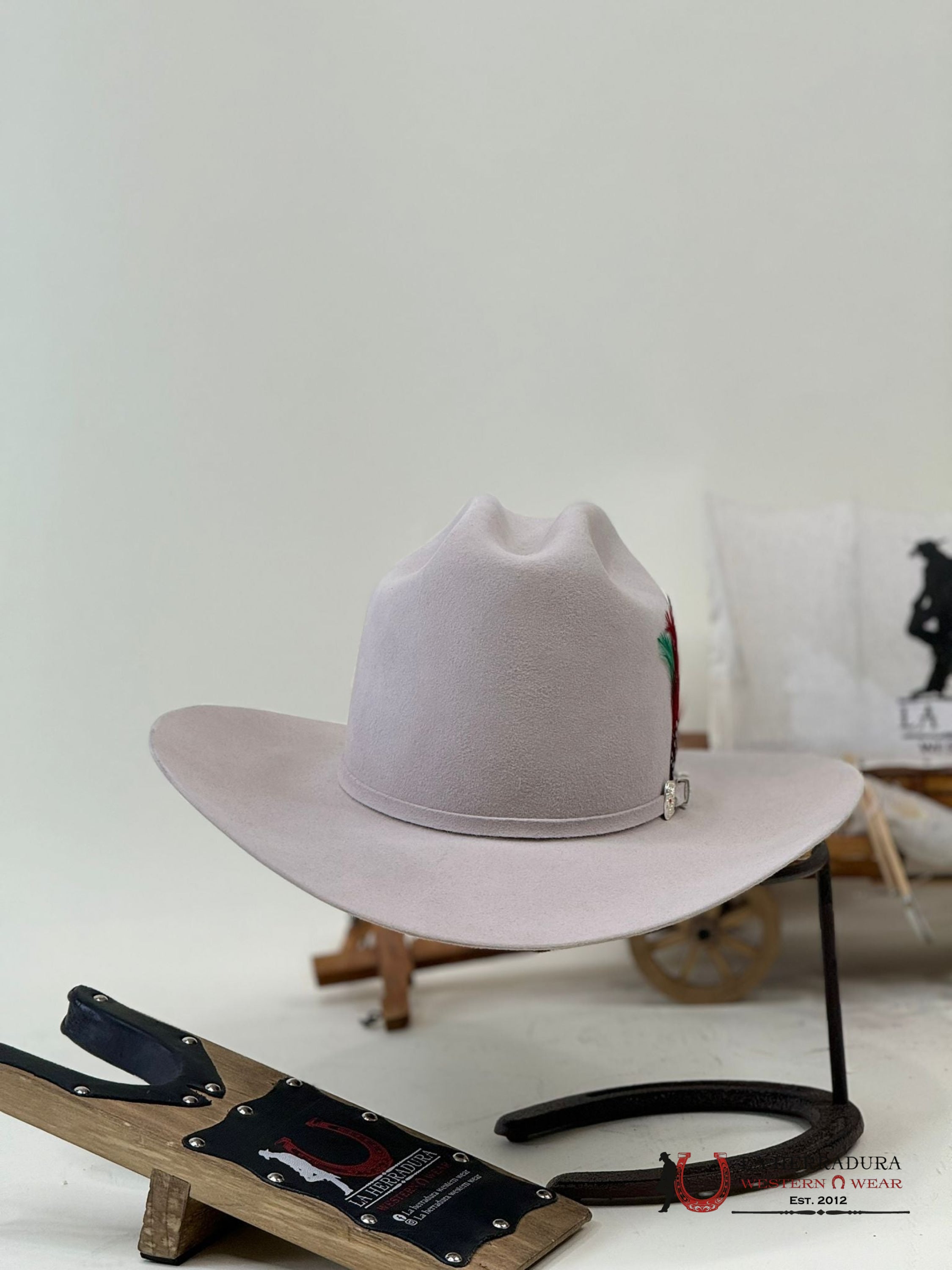 Rdr Copa Alta 6X El Patrón Cowboy Hat Silver Belly Tejana