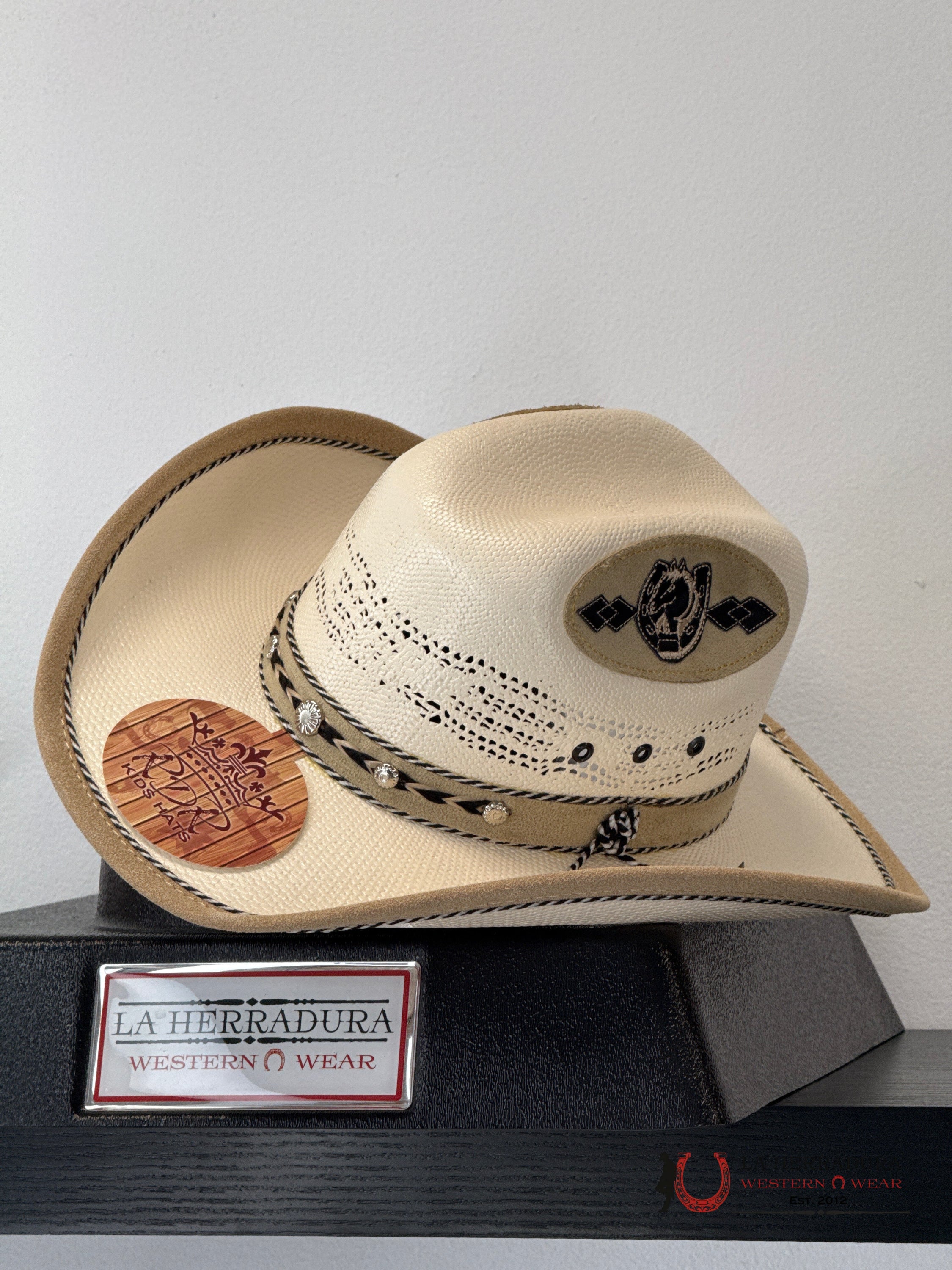 RDR KIDS HAT BLACK KUB170 STRAW HAT NIÑOS