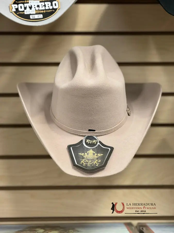 Rdr Silver Belly Felt Hat 4X Tejana